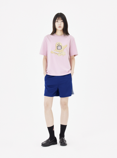 韓國 Mark Gonzales Women's Tamagotchi Angel Short Sleeve T-shirt【MG292】