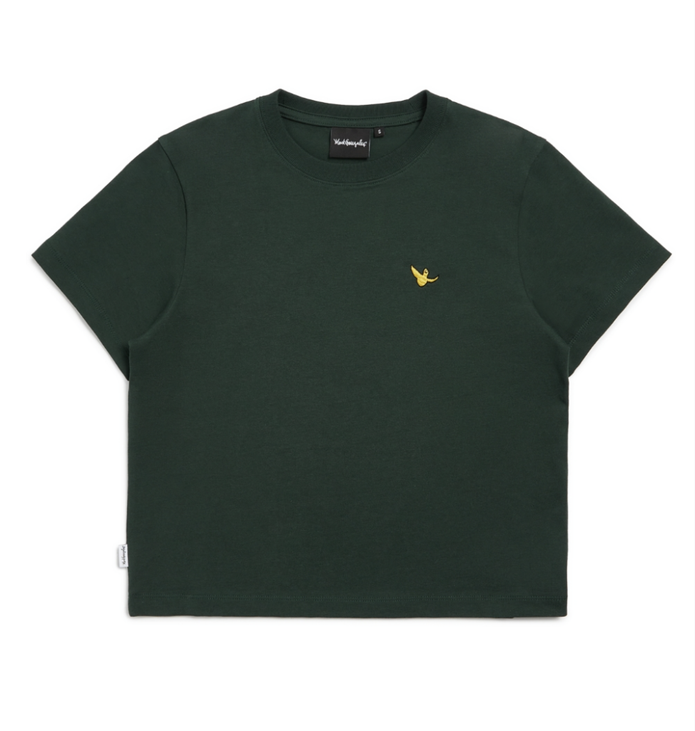 韓國 Mark Gonzales Women's Angel Wappen Crop Short Sleeve T-shirt【MG305】