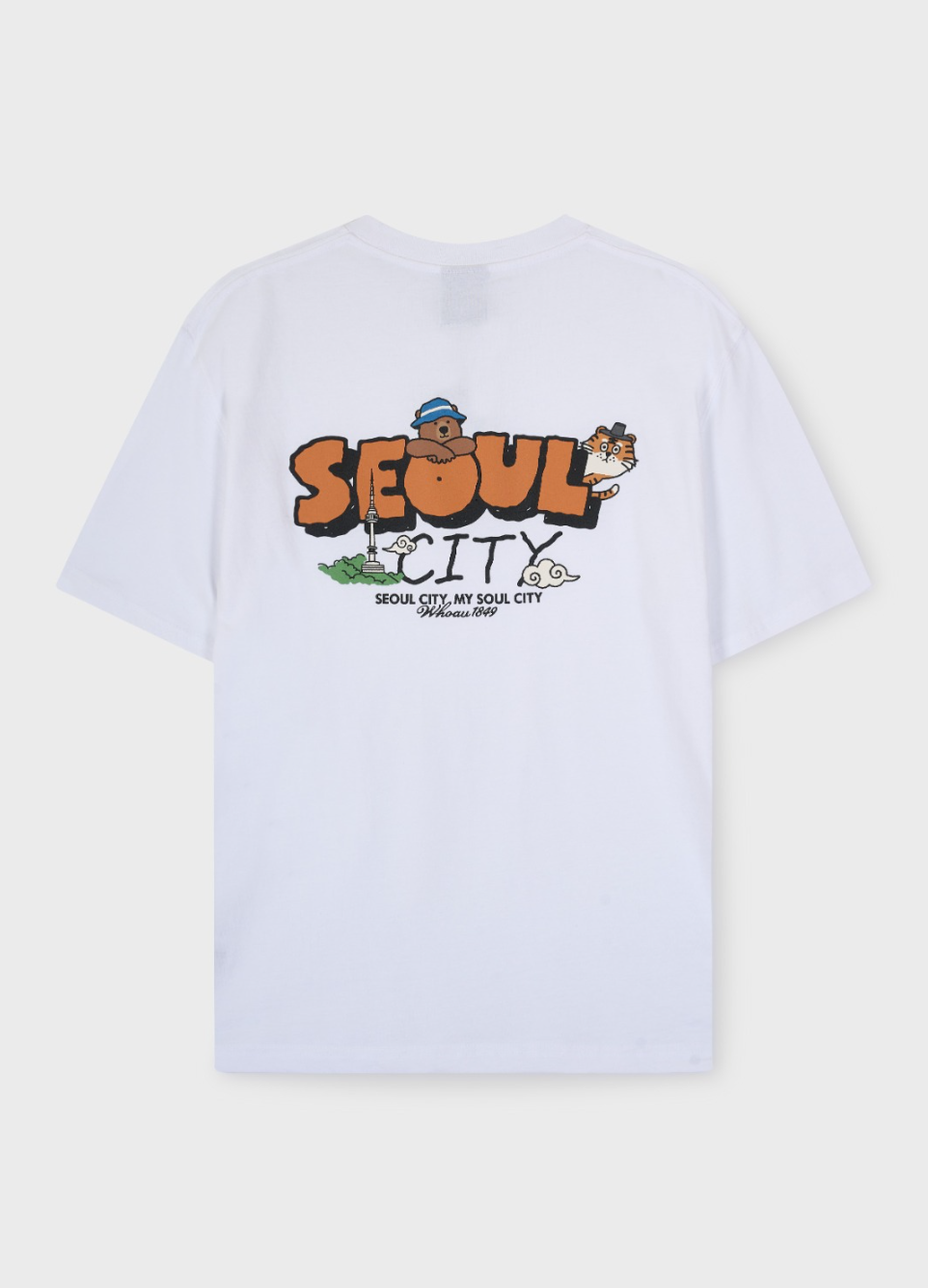 韓國 WhoAU My Seoul City T-shirt 【WA315】