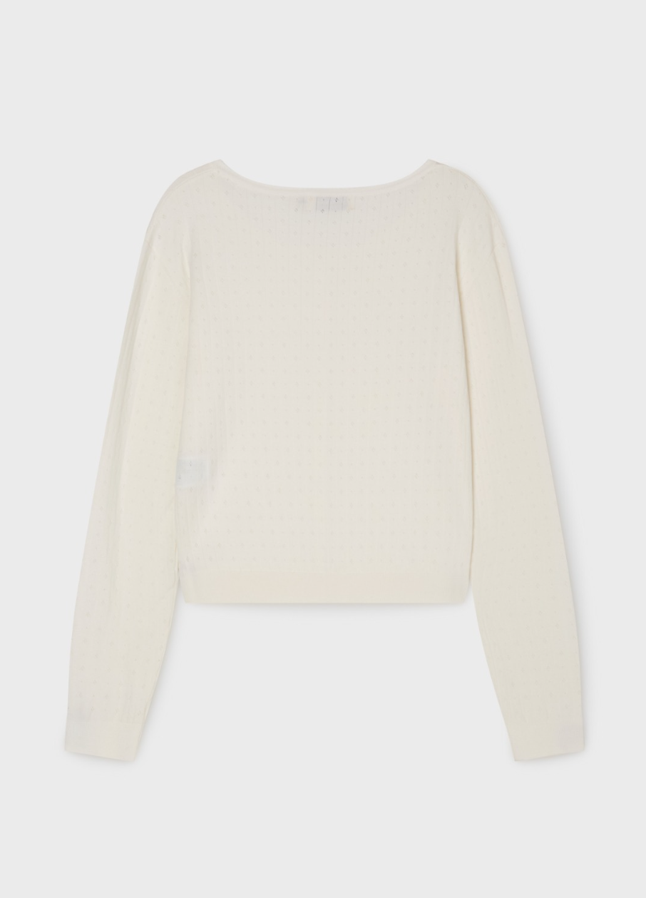 韓國 WhoAU Punching Skashi Cardigan【WA320】