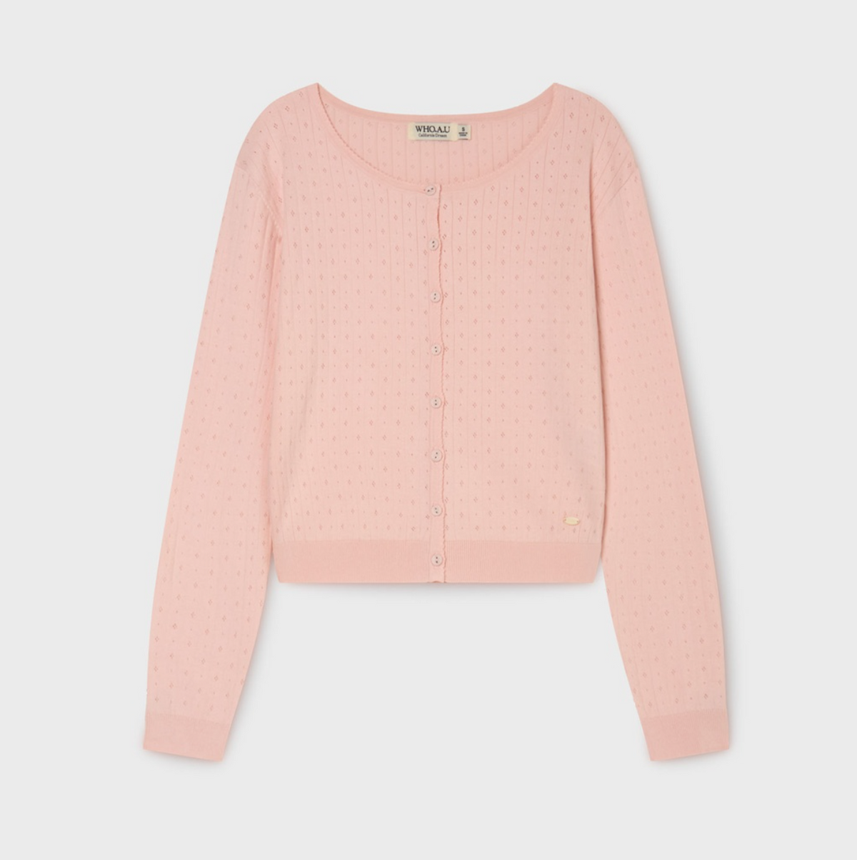 韓國 WhoAU Punching Skashi Cardigan【WA320】