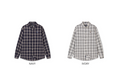 韓國 WhoAU Summer Crinkle Check Shirts【WA330】