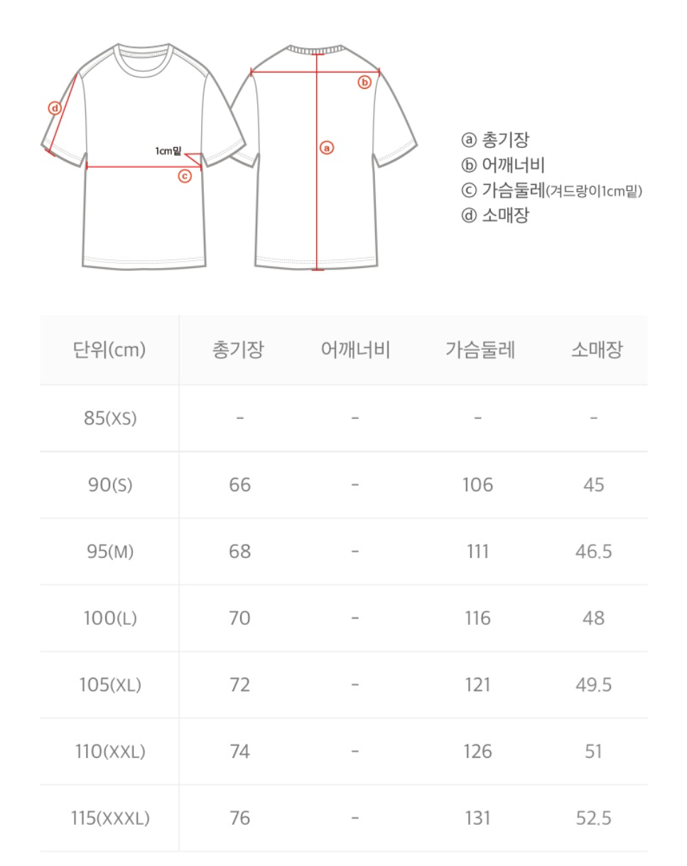 韓國 National Geographic Frozen Air Semi-Overfit Short Sleeve T-shirt【NG978】