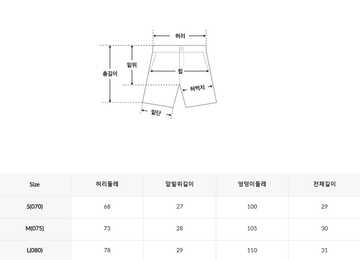 韓國 SPAO Punching Shorts【SP404】
