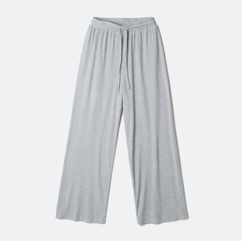 韓國 SPAO Ribbed Long Wide Pants【SP406】