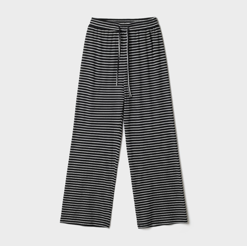 韓國 SPAO Ribbed Long Wide Pants【SP406】