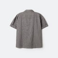 韓國 SPAO Rolled-up short-sleeve plaid shirt【SP408】