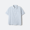韓國 SPAO Rolled-up short-sleeve plaid shirt【SP408】