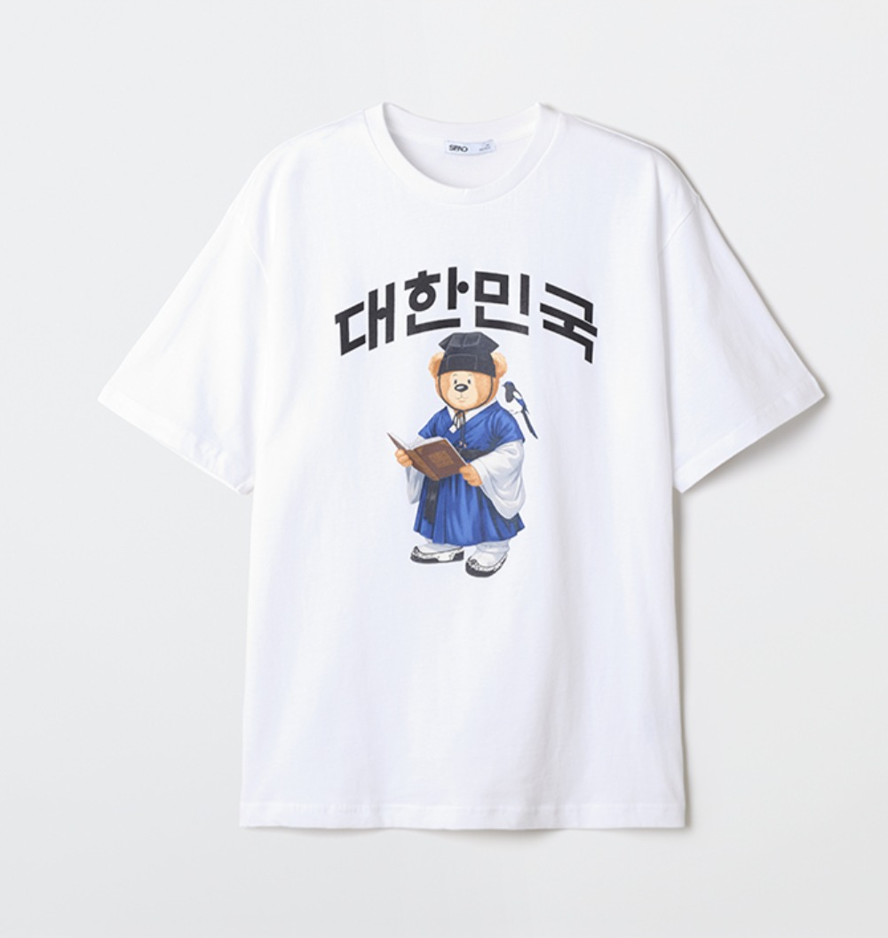 韓國 SPAO Hanbok Short Sleeve T-shirt【SP413】