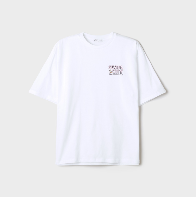 韓國 SPAO Seoul Tour Short Sleeve T-shirt【SP414】