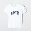 韓國 SPAO BOSTON Slim Fit Short Sleeve T-shirt【SP417】