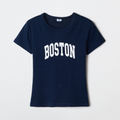 韓國 SPAO BOSTON Slim Fit Short Sleeve T-shirt【SP417】