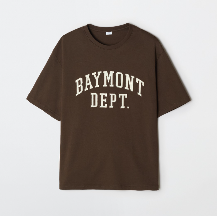 韓國 SPAO BAYMONT Applique Short Sleeve T-shirt【SP418】