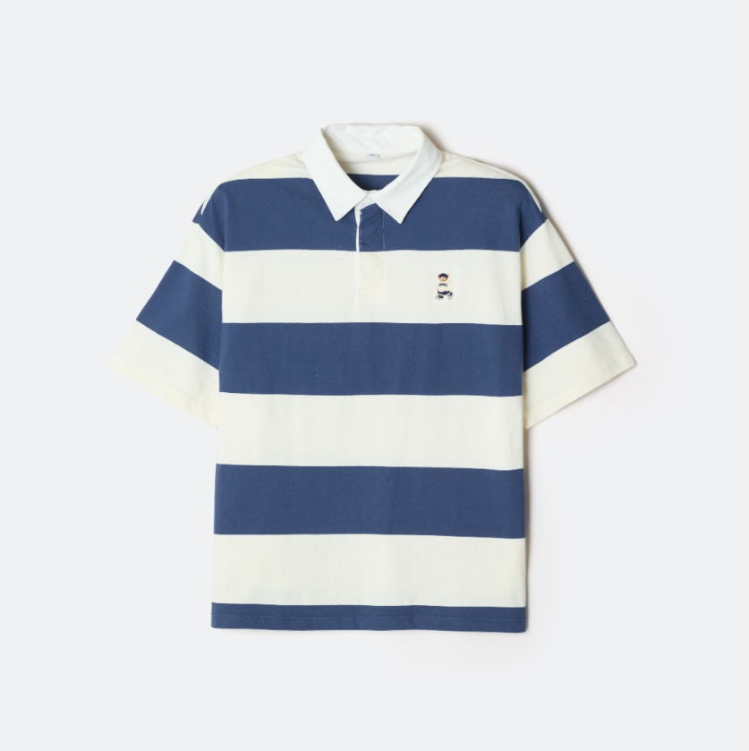 韓國 SPAO Rugby Short Sleeve T-shirt【SP420】