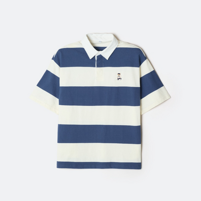 韓國 SPAO Rugby Short Sleeve T-shirt【SP420】