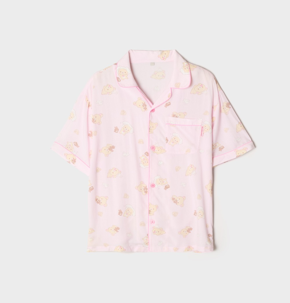 韓國 SPAO Kumas’ Relaxed Short-Sleeve Pajamas【SP421】