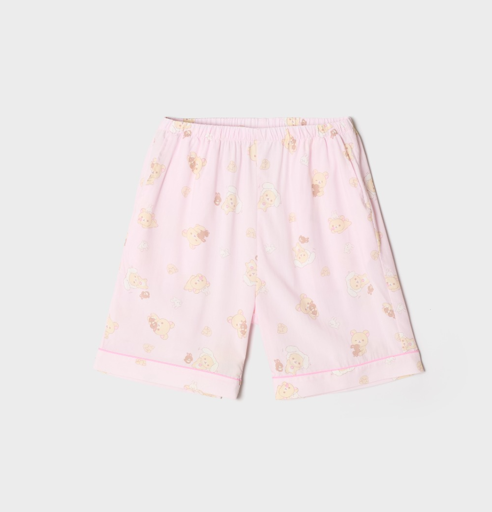 韓國 SPAO Kumas’ Relaxed Short-Sleeve Pajamas【SP421】