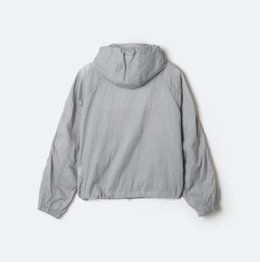 韓國 SPAO Light Sheer Hooded Crop Windbreaker【SP422】