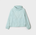 韓國 SPAO Light Sheer Hooded Crop Windbreaker【SP422】