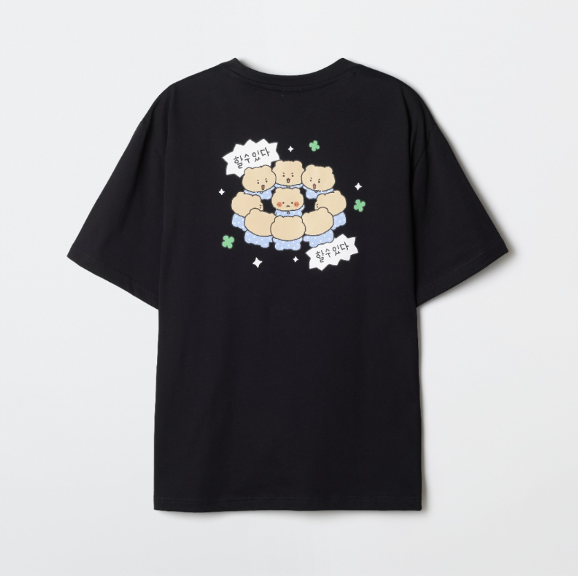 韓國 SPAO Manggeureojin Gom Short Sleeve T-shirt【SP427】