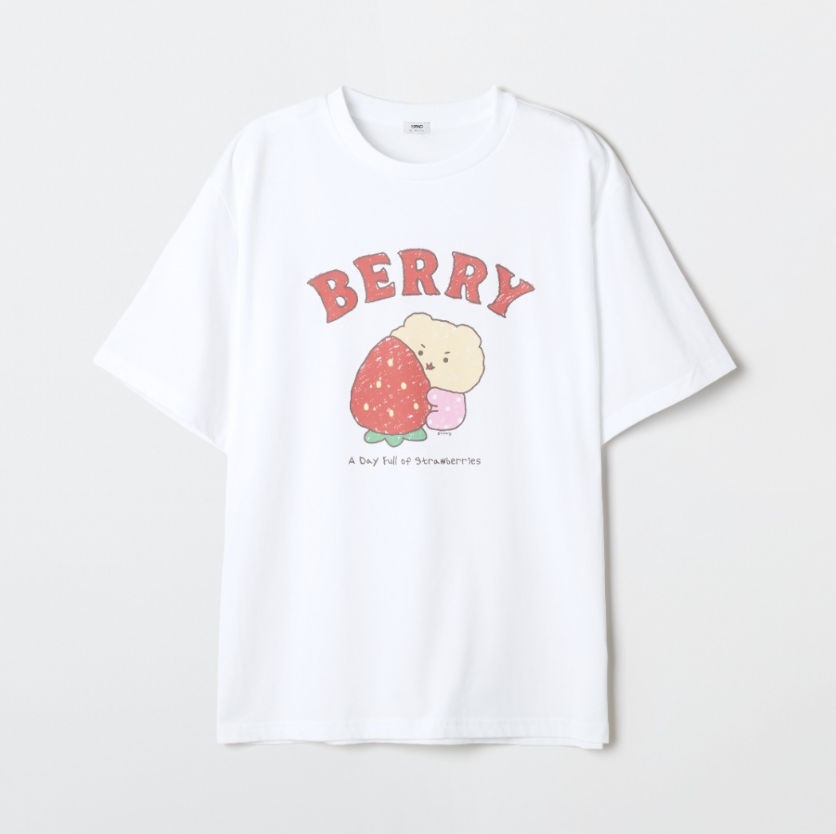 韓國 SPAO Manggeureojin Gom Short Sleeve T-shirt【SP427】