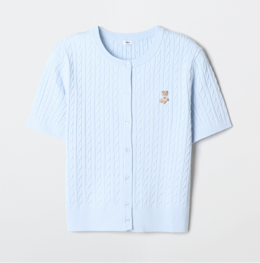 韓國 SPAO Lilybear Cable Cardigan【SP434】