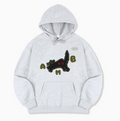 韓國 Ambler Meow! Cat Embroidered Unisex Hoodie【AR074】