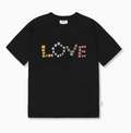 韓國 Ambler Crayon Love Graphic Short Sleeve T-shirt【AR180】