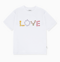 韓國 Ambler Crayon Love Graphic Short Sleeve T-shirt【AR180】