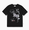 韓國 Ambler A Horse Neighs Graphic Short Sleeve T-shirt【AR181】