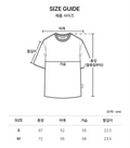 韓國 Ambler Cross-stitch Graphic Short Sleeve T-shirt【AR184】