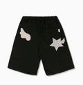韓國 Ambler Angel Star Patch Bermuda Pants Bermuda Single-Pleat Sweat Shorts【AR189】