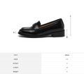 韓國 Sappun Levine round penny loafers (3cm)【SA065】