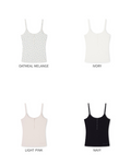 韓國 WhoAU Eyelet Henry Neck Sleeveless【WA353】