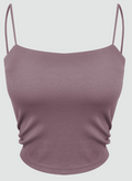 Dorosiwa FullShot Mold Fusing Cup Shirring Ribbed Tube Top (Fixed Cups)【SE1312】