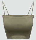 Dorosiwa FullShot Mold Simple Tube Top Cup Camisole (Crop)【SE1314】