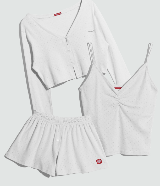 Dorosiwa 3-Piece Set Sleepy Punching Pajama Set【SE1315】