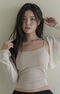 Dorosiwa FullShot Mold Modal Round Strap Camisole (Fixed Cups)【SE1320】