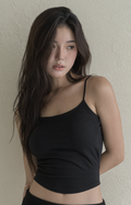Dorosiwa FullShot Mold Modal Round Strap Camisole (Fixed Cups)【SE1320】