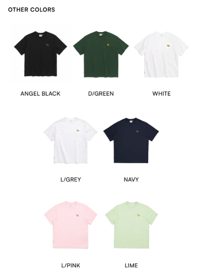 韓國 Mark Gonzales Angel Wappen Short Sleeve T-Shirt【MG103】