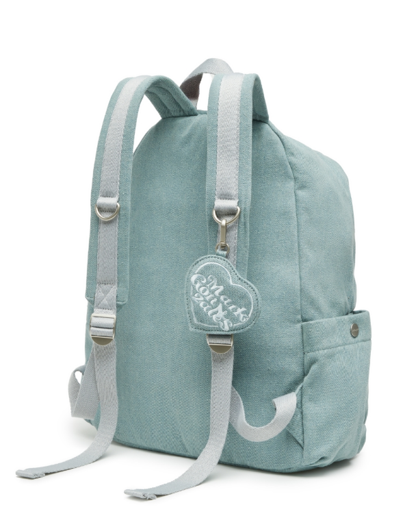 韓國 Mark Gonzales Heart Collection Basic Denim Backpack【MG118】