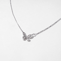 韓國 Lloyd Lucky Butterfly Pave Setting Necklace 40cm【LD005】