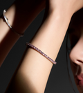 韓國 Lloyd White Timeless 3MM Pink Tennis Bracelet 17cm【LD007】