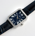 韓國 Lloyd Awesome Square Cubic Leather Watch【LD008】