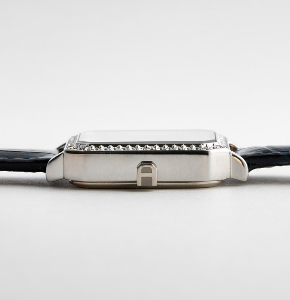 韓國 Lloyd Awesome Square Cubic Leather Watch【LD008】