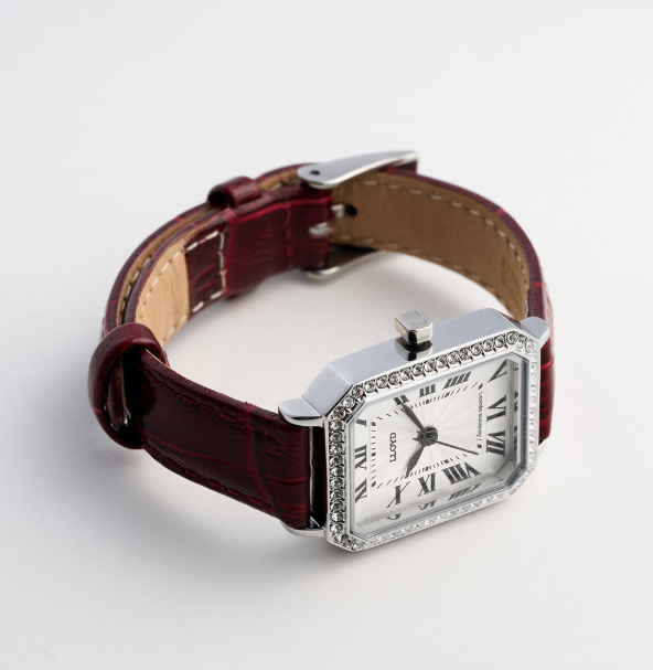 韓國 Lloyd Awesome Square Cubic Leather Watch【LD009】