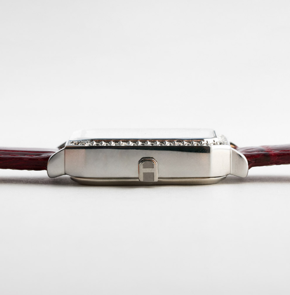 韓國 Lloyd Awesome Square Cubic Leather Watch【LD009】