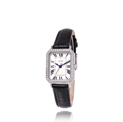 韓國 Lloyd Awesome Square Cubic Leather Watch【LD010】