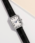 韓國 Lloyd Awesome Square Cubic Leather Watch【LD010】
