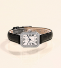 韓國 Lloyd Awesome Square Cubic Leather Watch【LD010】
